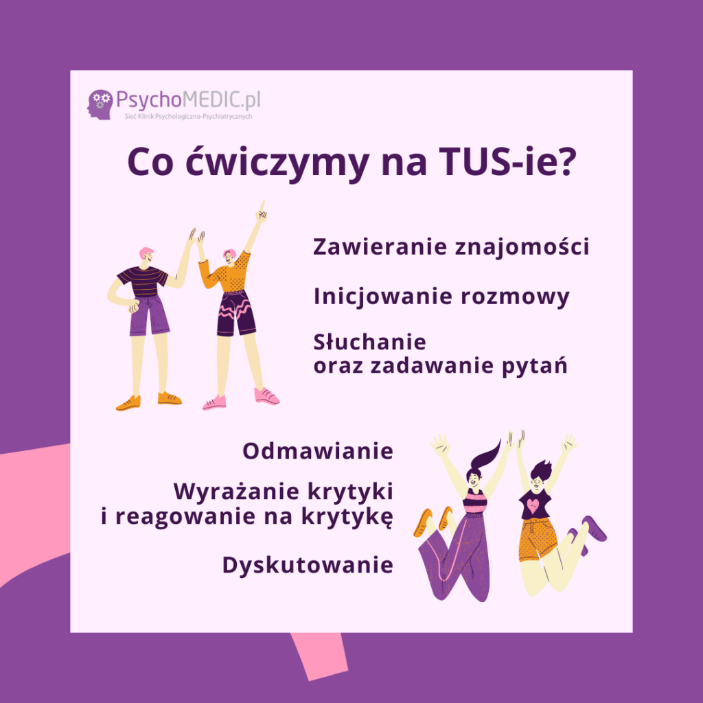 Trening Umiejętności Społecznych TUS Katowice PsychoMedic.pl