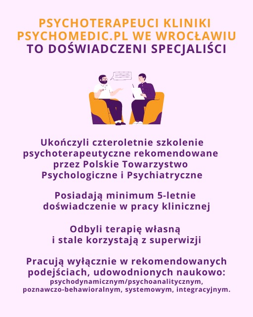 Psychoterapeuta Wrocław PsychoMedic