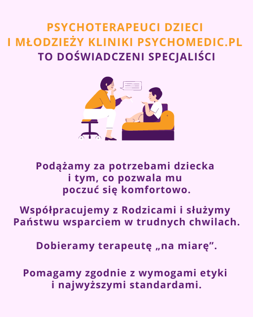 Psychoterapeuta dzieci i młodzieży Poznań