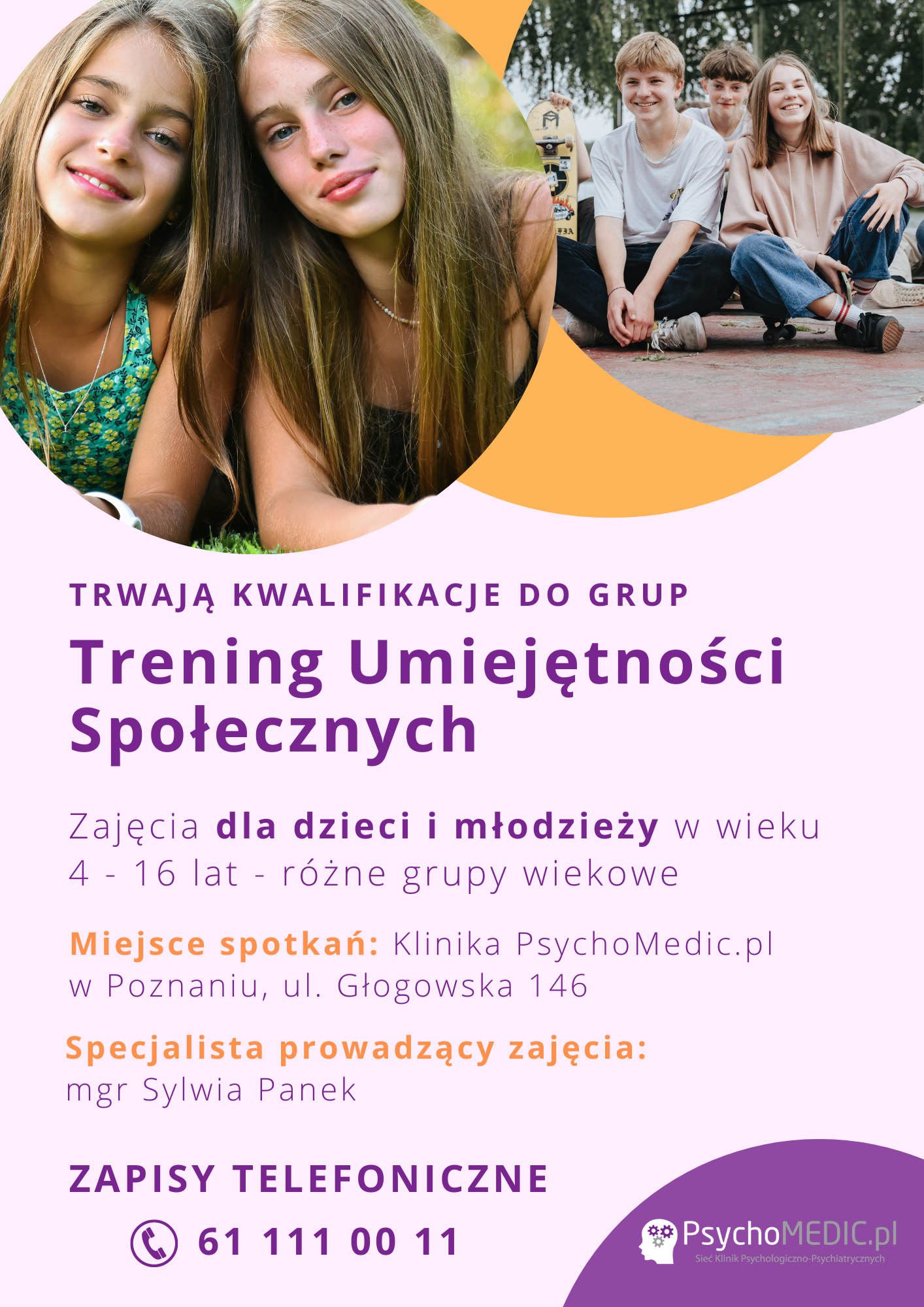 Trening Umiejętności Społecznych Poznań | Klinika PsychoMedic